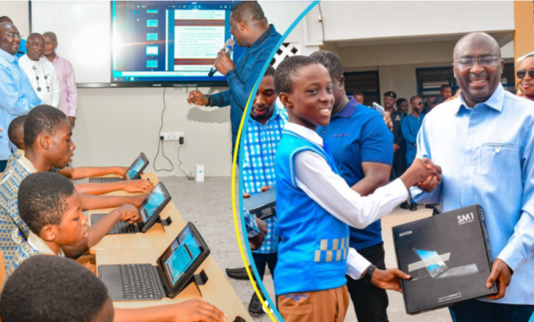 Bawumia Hands Over First Batch Of Smart Tablets To Opoku Ware SHS Students