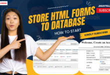 (Source Code) How to Store HTML Form Data to MySQL Database