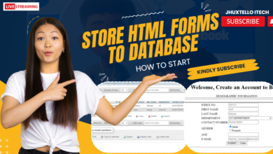 (Source Code) How to Store HTML Form Data to MySQL Database