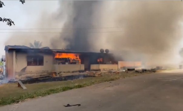 Fire Razes Teachers’ Apartments at Toase SHS