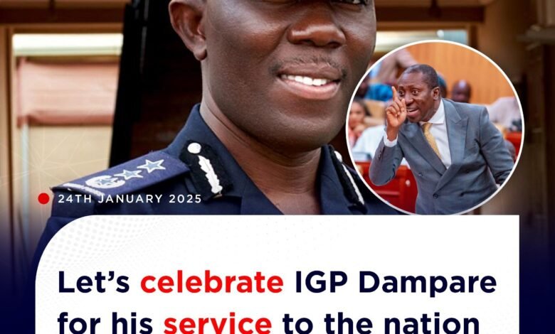 Let’s Celebrate IGP Dampare For His Service To The Nation – Minority Leader Urges