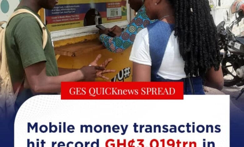 Mobile Money Transactions Hit Record GH¢3.019trn in 2024 – BoG